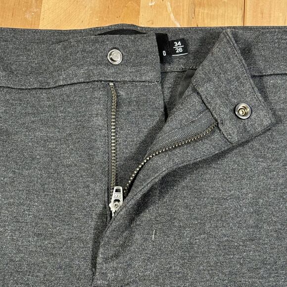 Under 510 Pants Mens 34x26 Gray Cuffed Jogger Chino Stretch Casual tapered golf - Picture 4 of 11